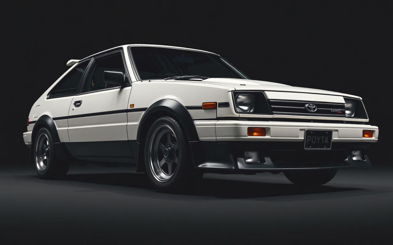 Toyota AE86 Full body view — custom carbon fiber and fiberglass modification by CFGMOD