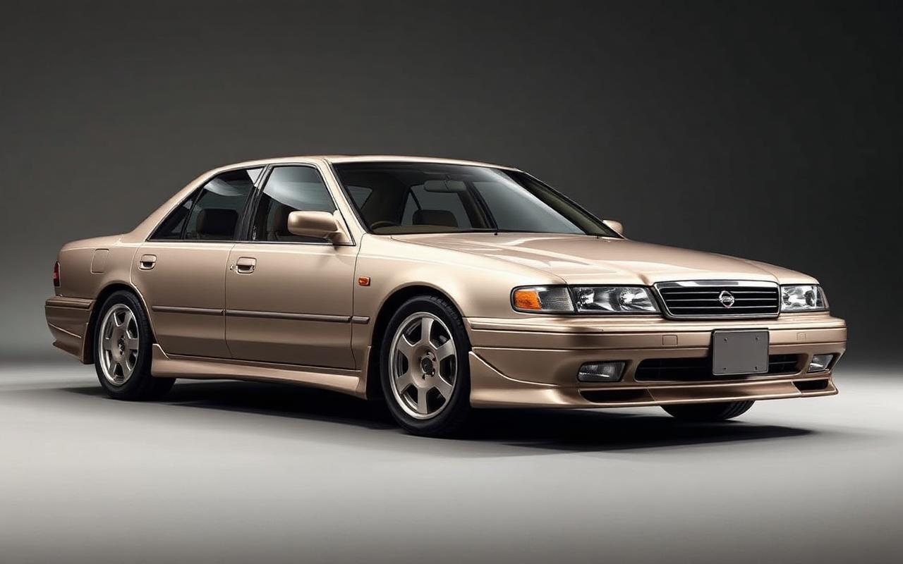 Nissan Cefiro A31 Full body view — custom carbon fiber and fiberglass modification by CFGMOD