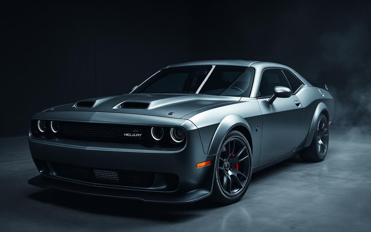 Dodge Challenger SRT Full body view — custom carbon fiber and fiberglass modification by CFGMOD
