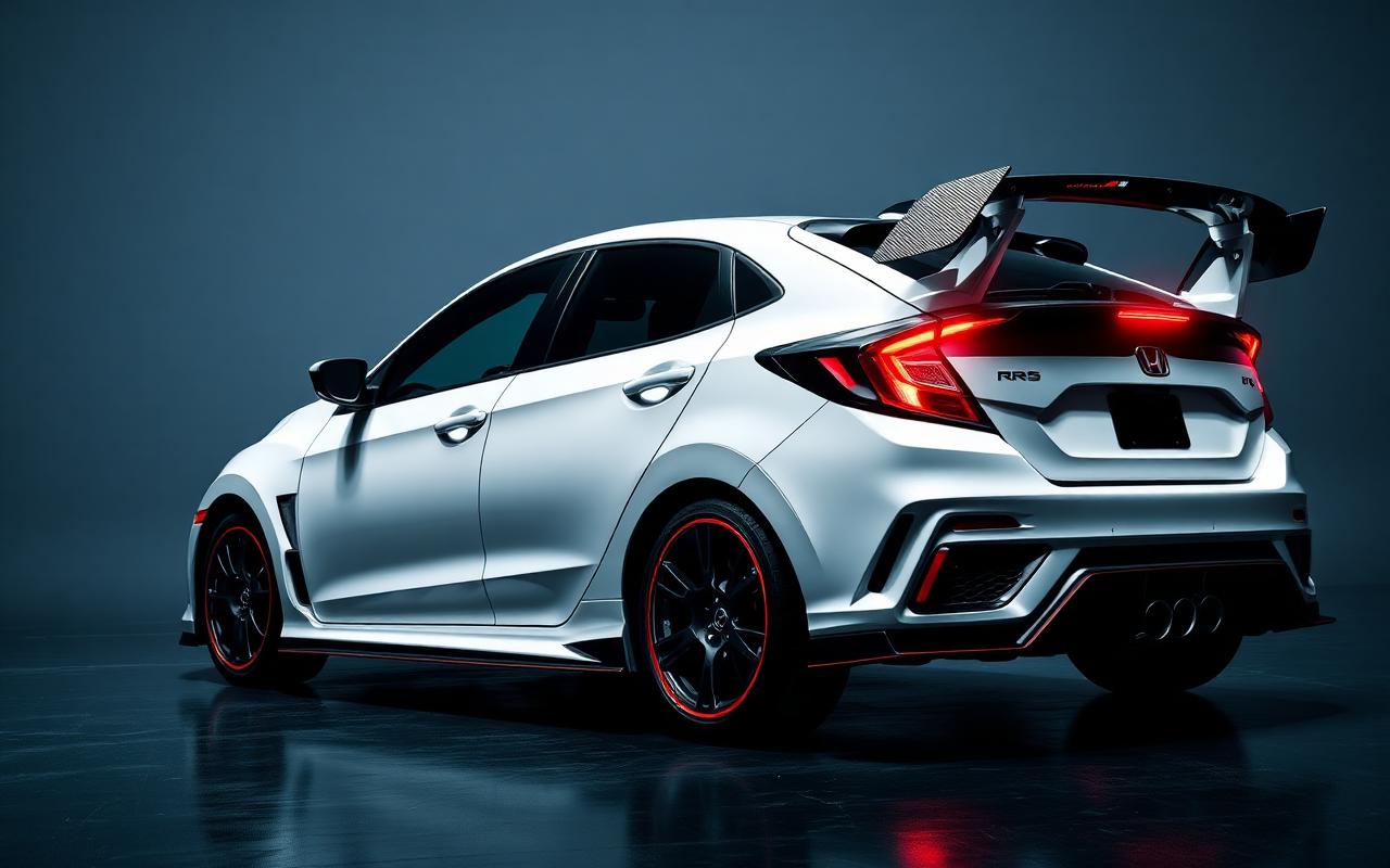 Honda Civic Full body view — custom carbon fiber and fiberglass modification by CFGMOD