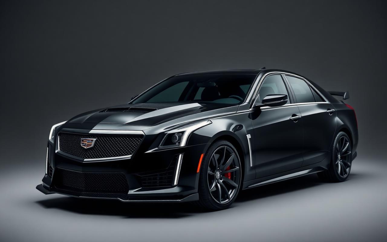 Cadillac CTS Full body view — custom carbon fiber and fiberglass modification by CFGMOD