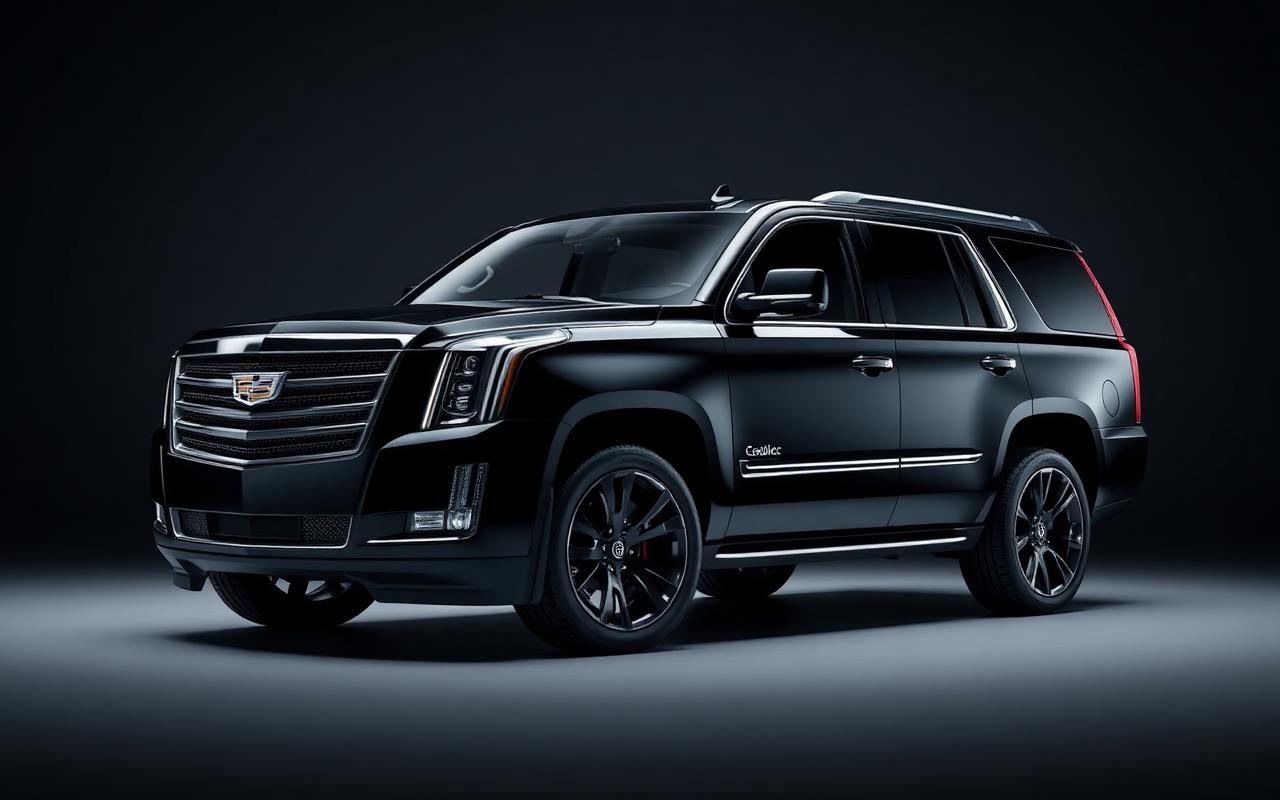 Cadillac Escalade Full body view — custom carbon fiber and fiberglass modification by CFGMOD