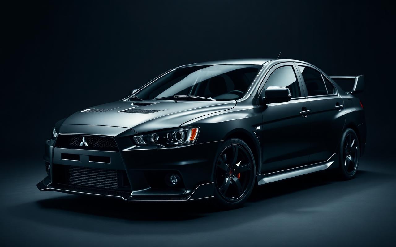 Lancer Evolution X Full body view — custom carbon fiber and fiberglass modification by CFGMOD