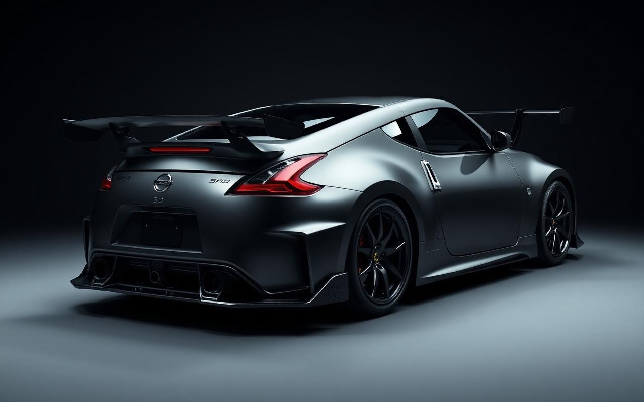 Nissan Fairlady 370Z Full body view — custom carbon fiber and fiberglass modification by CFGMOD