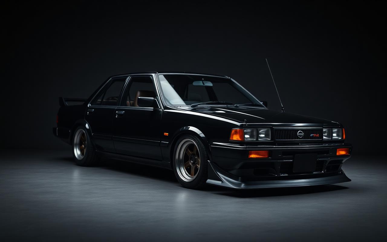Nissan Laurel C33 Full body view — custom carbon fiber and fiberglass modification by CFGMOD