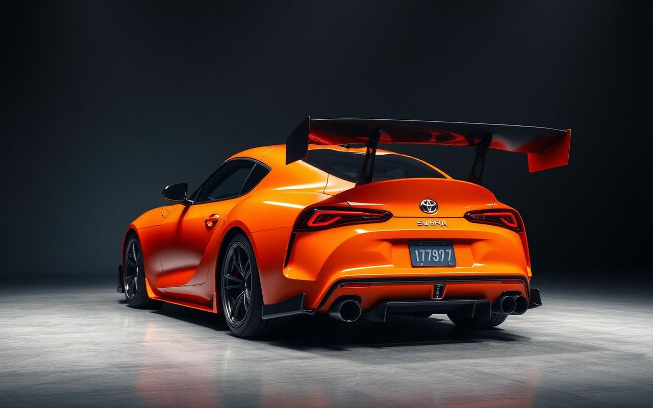 Toyota Supra MK4 Full body view — custom carbon fiber and fiberglass modification by CFGMOD