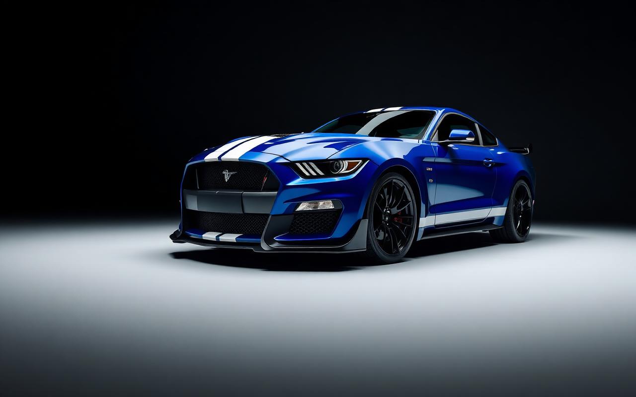 Ford Mustang Shelby GT500 Full body view — custom carbon fiber and fiberglass modification by CFGMOD