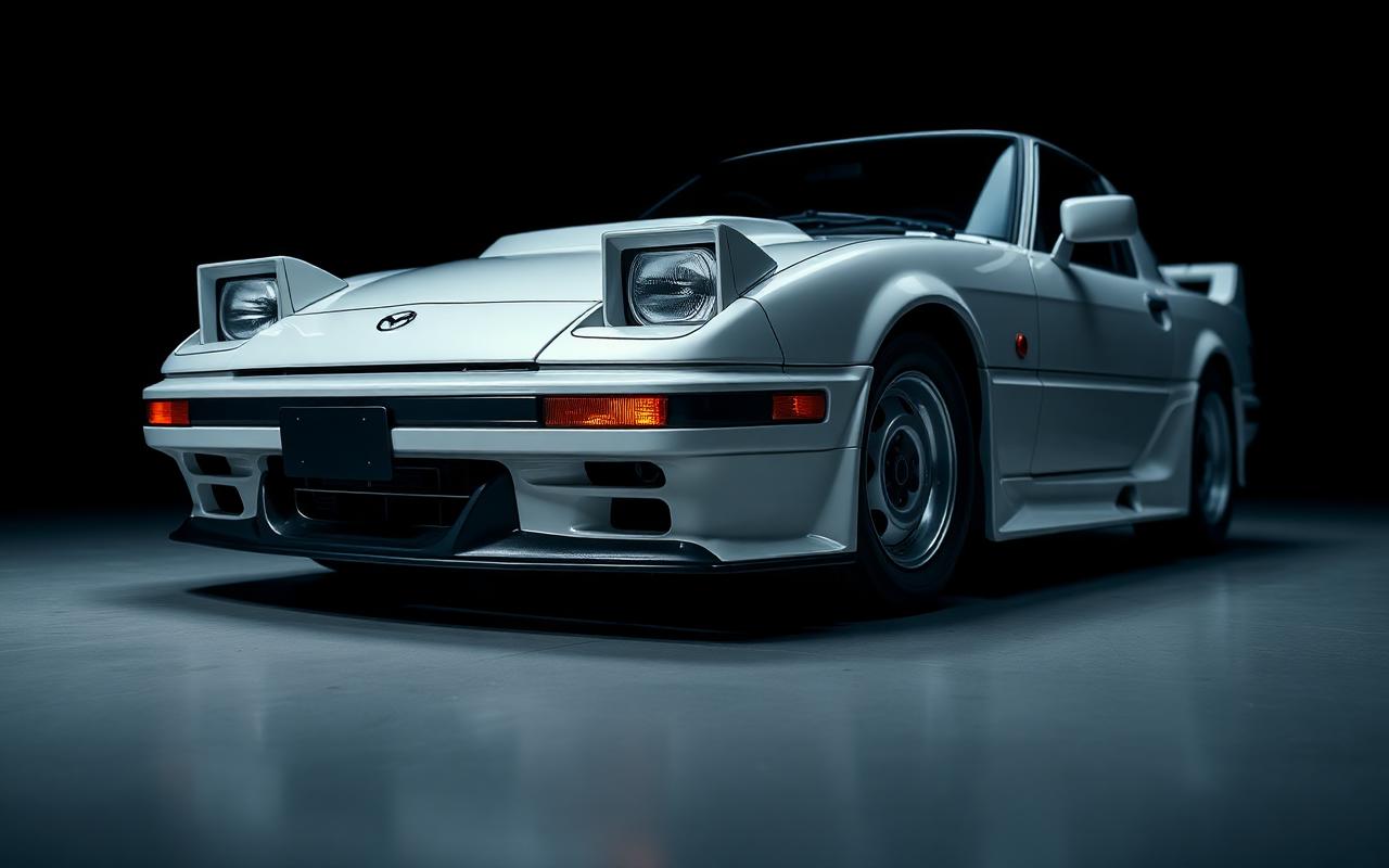 Mazda RX-7 FC3S Full body view — custom carbon fiber and fiberglass modification by CFGMOD