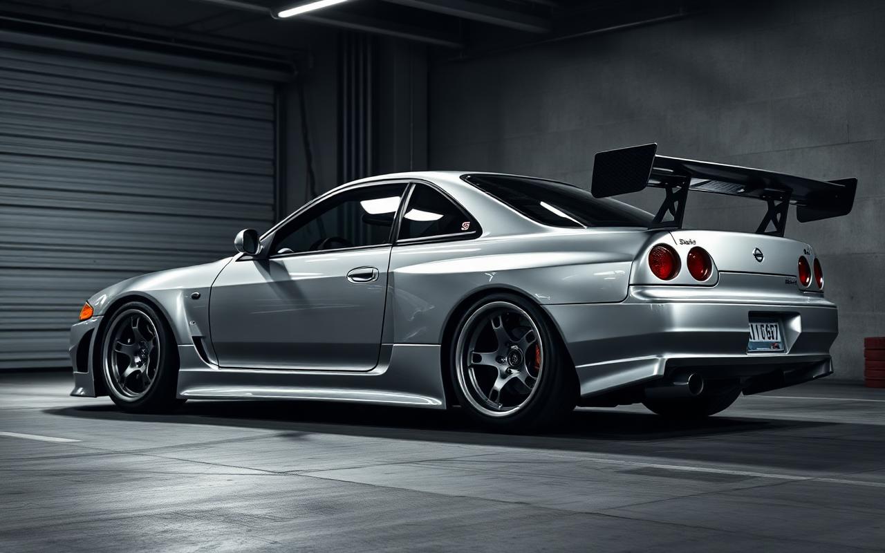 Nissan Silvia S14 Full body view — custom carbon fiber and fiberglass modification by CFGMOD