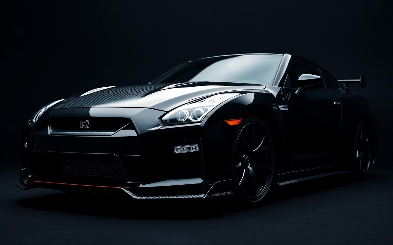 Nissan Skyline GT-R R35 Full body view — custom carbon fiber and fiberglass modification by CFGMOD