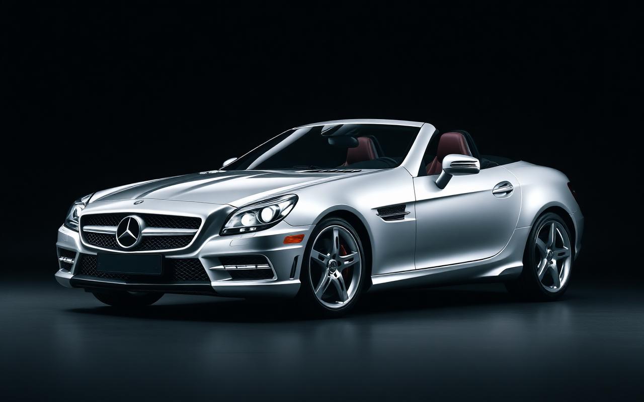Mercedes-Benz SLK R171 Full body view — custom carbon fiber and fiberglass modification by CFGMOD